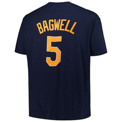 MLB Jeff Bagwell Houston Astros Profile Big & Tall Cooperstown Collection Player Name & Number T-Shirt