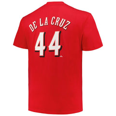 MLB Elly De La Cruz Cincinnati Reds Fanatics Big & Tall Name & Number T-Shirt