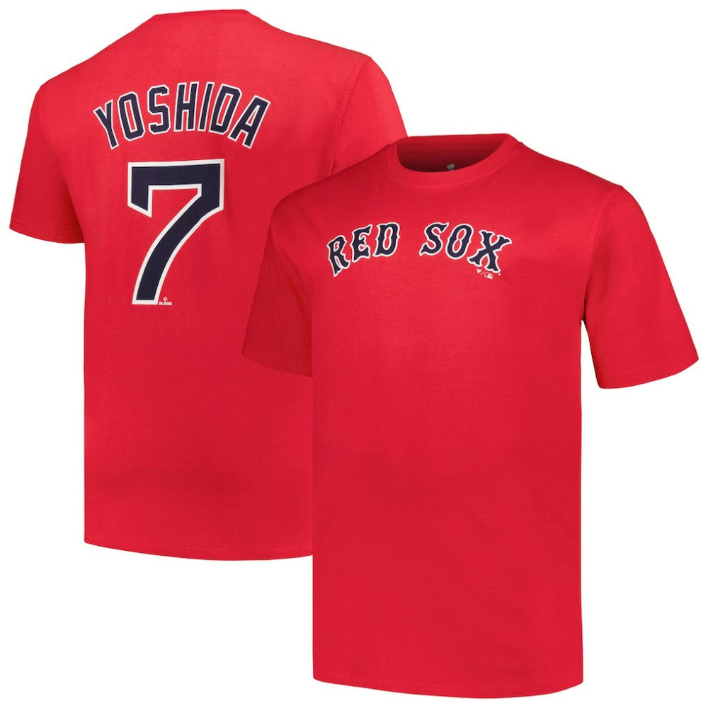 MLB Masataka Yoshida Boston Red Sox Big & Tall Name & Number T-Shirt