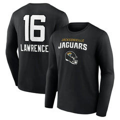 Trevor Lawrence Team Wordmark Long Sleeve T-Shirt - Jacksonville Jaguars