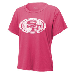 Christian McCaffrey Majestic Threads Women's Name & Number T-Shirt - San Francisco 49ers