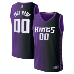 NBA Sacramento Kings Youth Fast Break Custom Replica Jersey