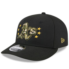 MLB Athletics New Era 2024 Armed Forces Day Low Profile 9FIFTY Snapback Hat