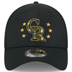 MLB Colorado Rockies New Era 2024 Armed Forces Day 39THIRTY Flex Hat