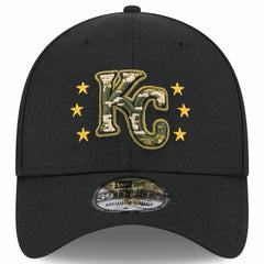 MLB Kansas City Royals New Era 2024 Armed Forces Day 39THIRTY Flex Hat