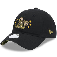 MLB Athletics New Era Women's 2024 Armed Forces Day 9TWENTY Adjustable Hat