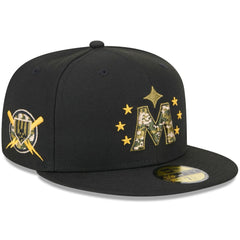 MLB Minnesota Twins New Era 2024 Armed Forces Day On-Field 59FIFTY Fitted Hat