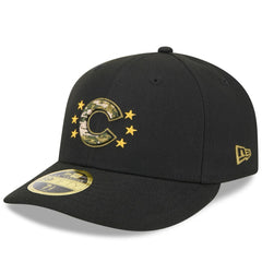 MLB Chicago Cubs New Era 2024 Armed Forces Day Low Profile 59FIFTY Fitted Hat