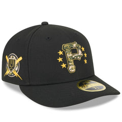 MLB Pittsburgh Pirates New Era 2024 Armed Forces Day Low Profile 59FIFTY Fitted Hat