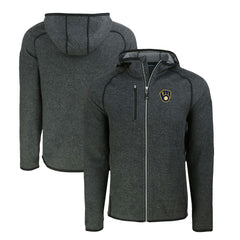 MLB Milwaukee Brewers Cutter & Buck Mainsail Full-Zip Hooded Jacket