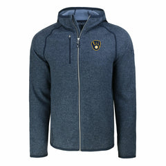 MLB Milwaukee Brewers Cutter & Buck Mainsail Full-Zip Hooded Jacket