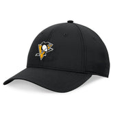NHL Black Pittsburgh Penguins Fanatics Front Office Ripstop Adjustable Hat