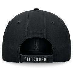 NHL Black Pittsburgh Penguins Fanatics Front Office Ripstop Adjustable Hat