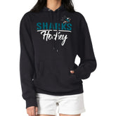 NHL Black San Jose Sharks G-III 4Her by Carl Banks Women's Team Sport Tri-Blend Fleece Hoodie