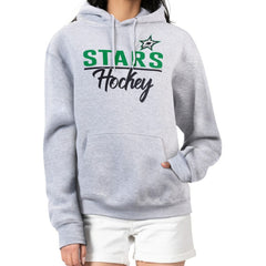 NHL Heather Gray Dallas Stars G-III 4Her by Carl Banks Women's Team Sport Tri-Blend Fleece Hoodie