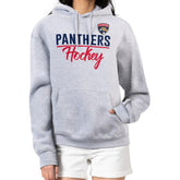 NHL Heather Gray Florida Panthers G-III 4Her by Carl Banks Women's Team Sport Tri-Blend Fleece Hoodie