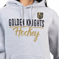 NHL Heather Gray Vegas Golden Knights G-III 4Her by Carl Banks Women's Team Sport Tri-Blend Fleece Hoodie
