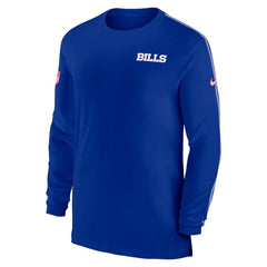 Sideline Coach UV Performance Long Sleeve T-Shirt - Buffalo Bills