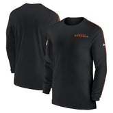 Sideline Coach UV Performance Long Sleeve T-Shirt - Cincinnati Bengals