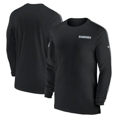 Sideline Coach UV Performance Long Sleeve T-Shirt - Las Vegas Raiders