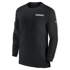 Sideline Coach UV Performance Long Sleeve T-Shirt - Las Vegas Raiders
