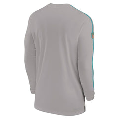 Sideline Coach UV Performance Long Sleeve T-Shirt - Miami Dolphins