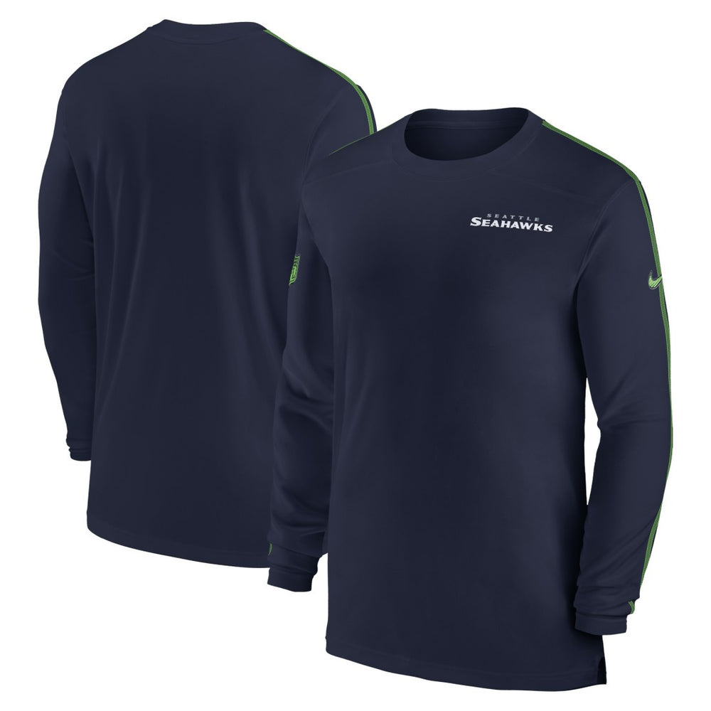 Sideline Coach UV Performance Long Sleeve T-Shirt - Seattle Seahawks