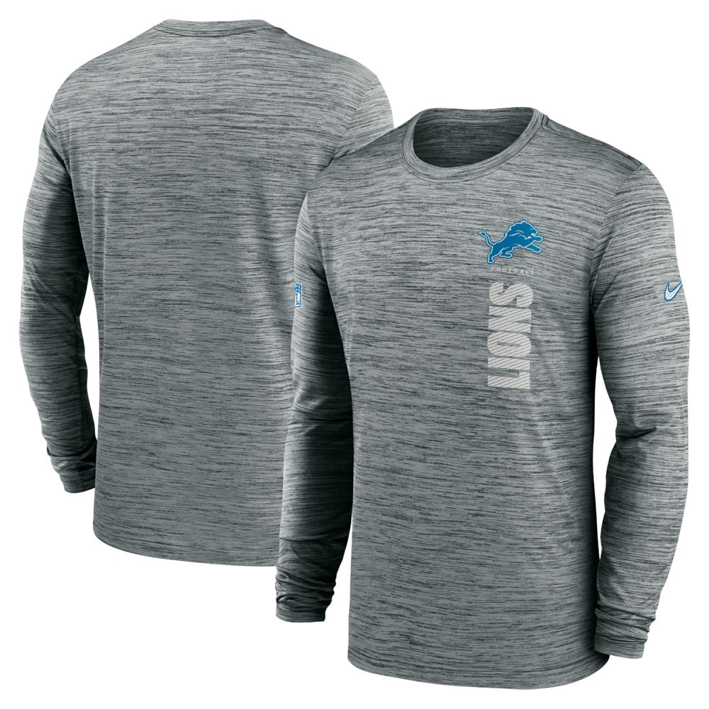 Sideline Velocity Dri-FIT Long Sleeve T-Shirt - Detroit Lions