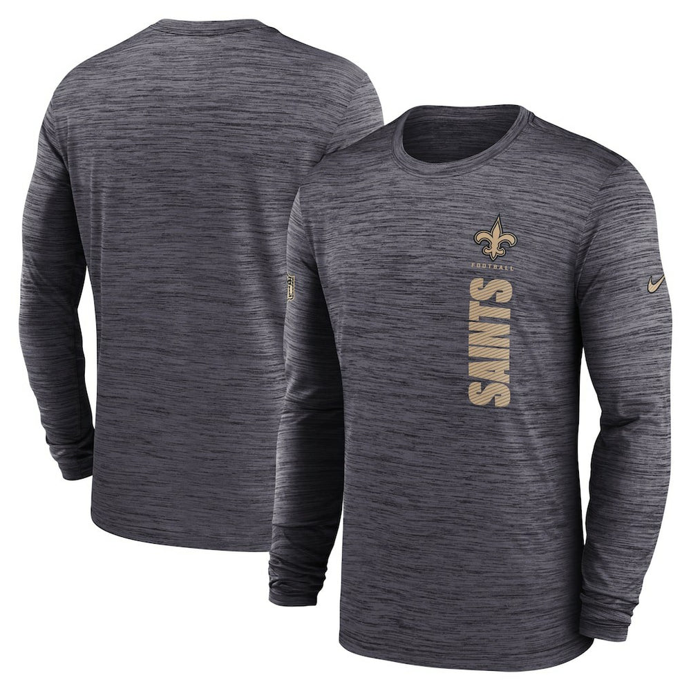 Sideline Velocity Dri-FIT Long Sleeve T-Shirt - New Orleans Saints
