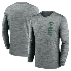 Sideline Velocity Dri-FIT Long Sleeve T-Shirt - New York Jets