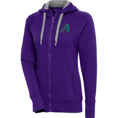 MLB Arizona Diamondbacks Antigua Women's Cooperstown Victory Full-Zip Hoodie