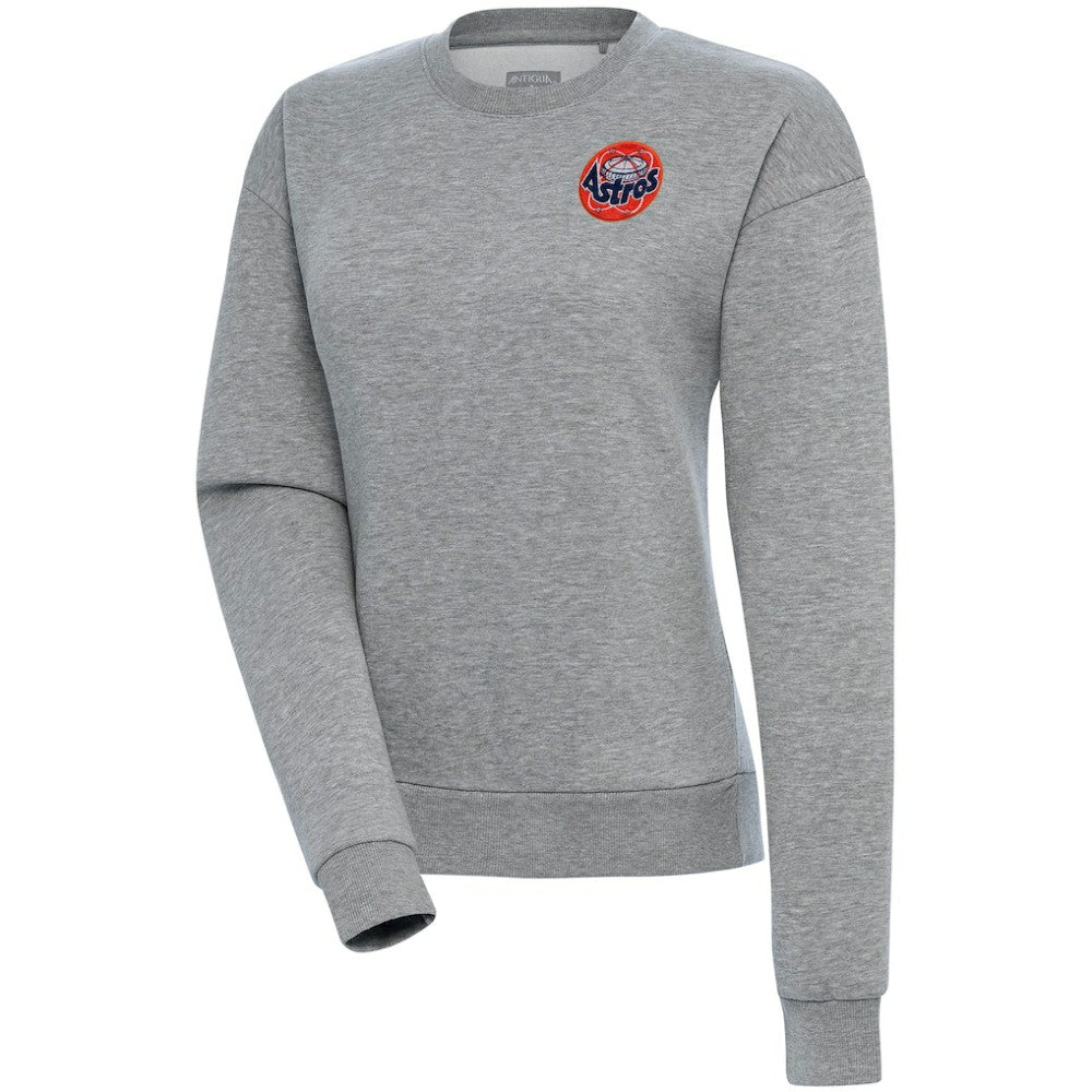 MLB Houston Astros Antigua Women's Cooperstown Victory Crewneck Pullover Sweatshirt