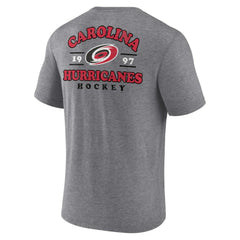 NHL Heather Gray Carolina Hurricanes Winger Tri-Blend T-Shirt