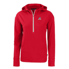 MLB Arizona Diamondbacks Cutter & Buck Women's Daybreak Eco Recycled Half-Zip Hoodie