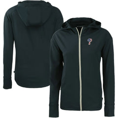 MLB Philadelphia Phillies Cutter & Buck Women's Daybreak Eco Recycled Full-Zip Hoodie