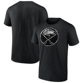 NHL Black Buffalo Sabres Iced Out T-Shirt