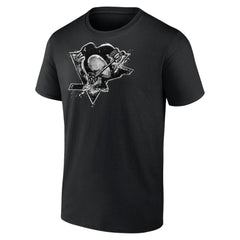 NHL Black Pittsburgh Penguins Iced Out T-Shirt
