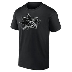 NHL Black San Jose Sharks Iced Out T-Shirt