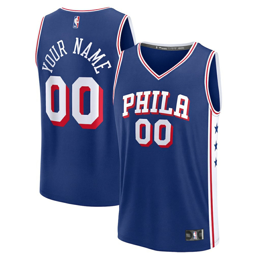 NBA Philadelphia 76ers Youth Fast Break Custom Replica Jersey