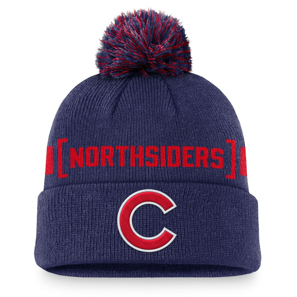 MLB Chicago Cubs Nike Hometown Peak Cuffed Knit Hat with Pom