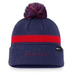 MLB Chicago Cubs Nike Hometown Peak Cuffed Knit Hat with Pom
