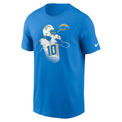 Justin Herbert Player Graphic T-Shirt - Los Angeles Chargers