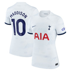 James Maddison Tottenham Hotspur Women's 2023/24 Home Stadium Replica Player Jersey - Nike White