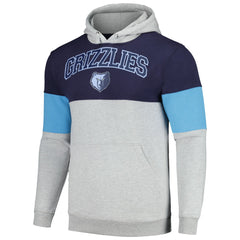 NBA Memphis Grizzlies Contrast Pieced Pullover Hoodie