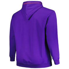NBA Phoenix Suns Big & Tall Contrast Pieced Stitched Full-Zip Hoodie