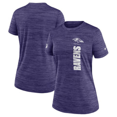 Women's Sideline Velocity Dri-FIT T-Shirt - Baltimore Ravens