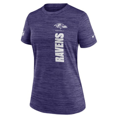 Women's Sideline Velocity Dri-FIT T-Shirt - Baltimore Ravens