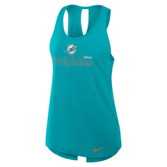 Women's Open-Back Crisscross Dri-FIT Tank Top - Miami Dolphins