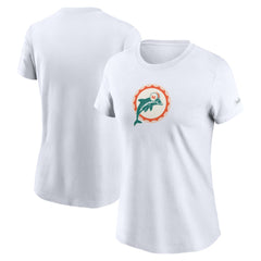 Women's Throwback Primary Logo T-Shirt - Miami Dolphins