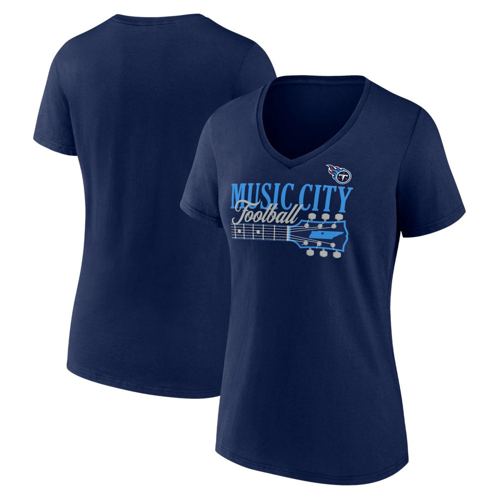 Women's Hometown Defensive Stand V-Neck T-Shirt - Tennessee Titans